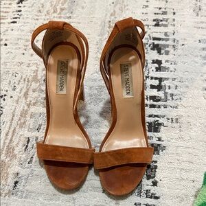 Steve Madden Women's Brown Suede Heels
